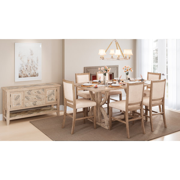 One Allium Way® Paloalto Counter Height Extendable Dining Set & Reviews